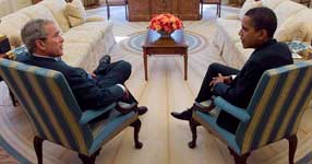 bush and obama